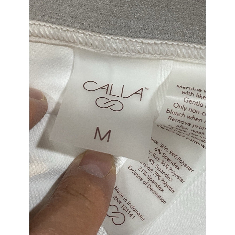 CALIA Carrie Underwood Woman's Pleated Skort White High Rise Tennis Golf M NWT - Picture 8 of 12